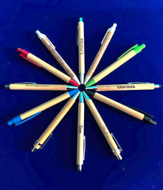 stylos bambou ou liège