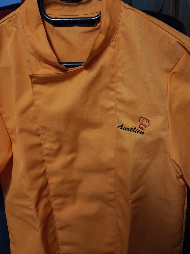 Veste cuisine personnalisée
